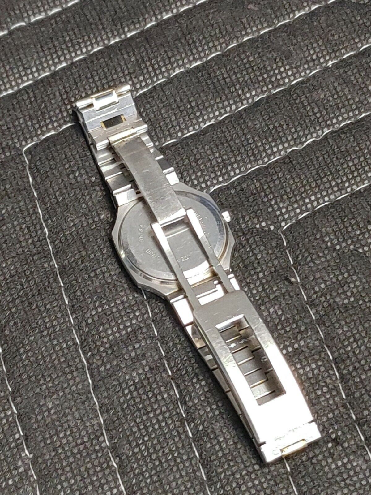 Vintage Bucherer Quartz Watch w/ New Battery Original Band - Circa 1970's