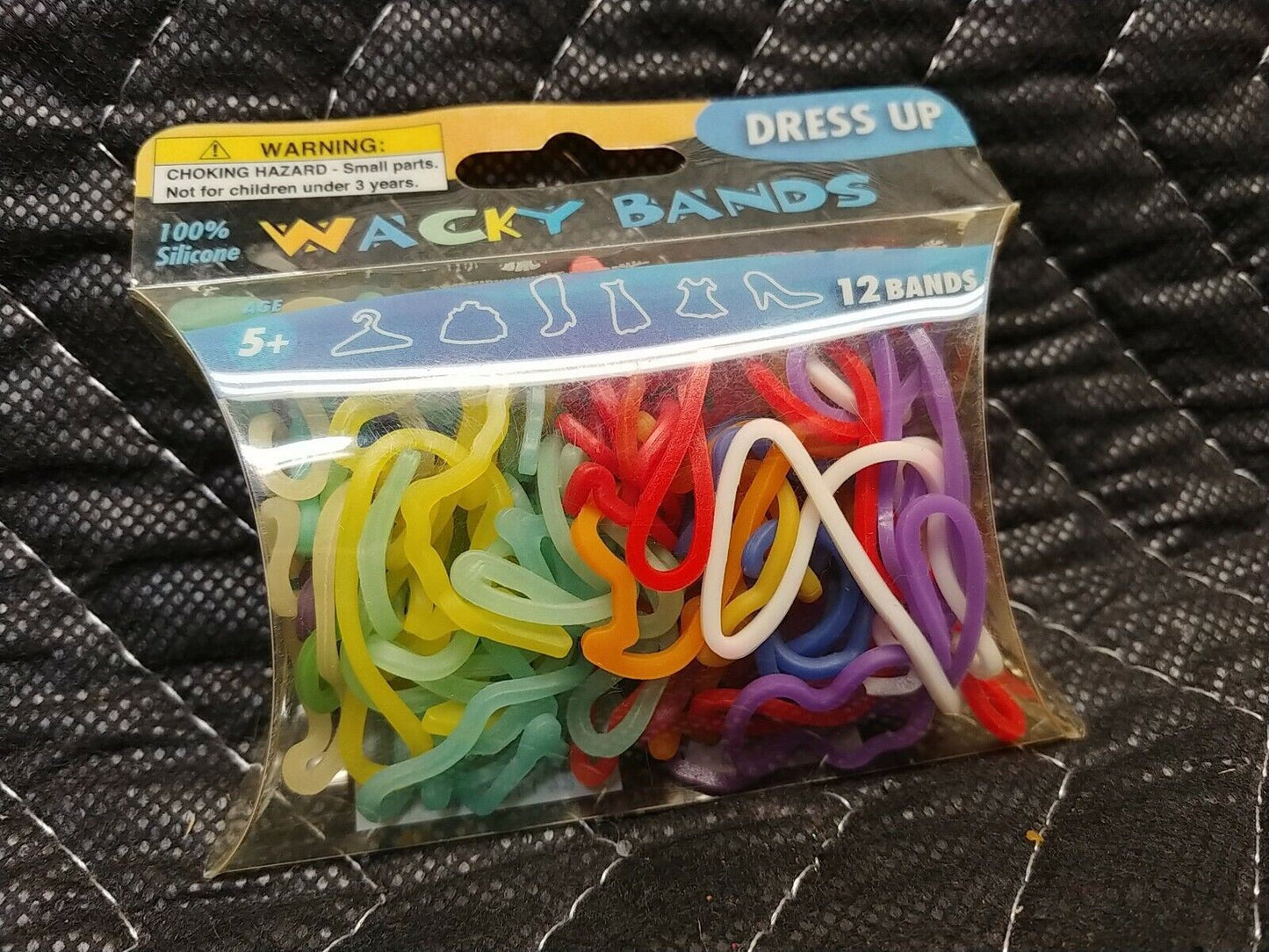 Wacky Bands 12 Assorted Dress Up Silicone Bands