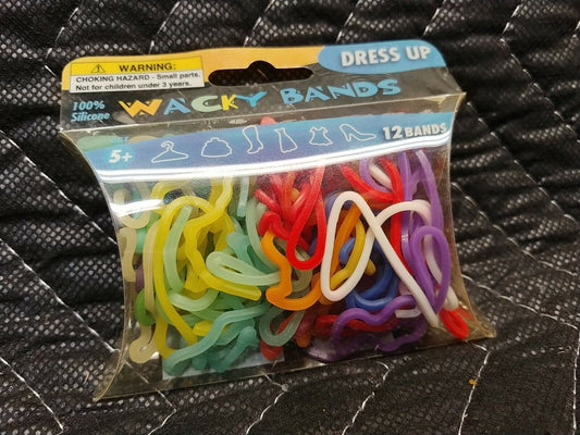 Wacky Bands 12 Assorted Dress Up Silicone Bands
