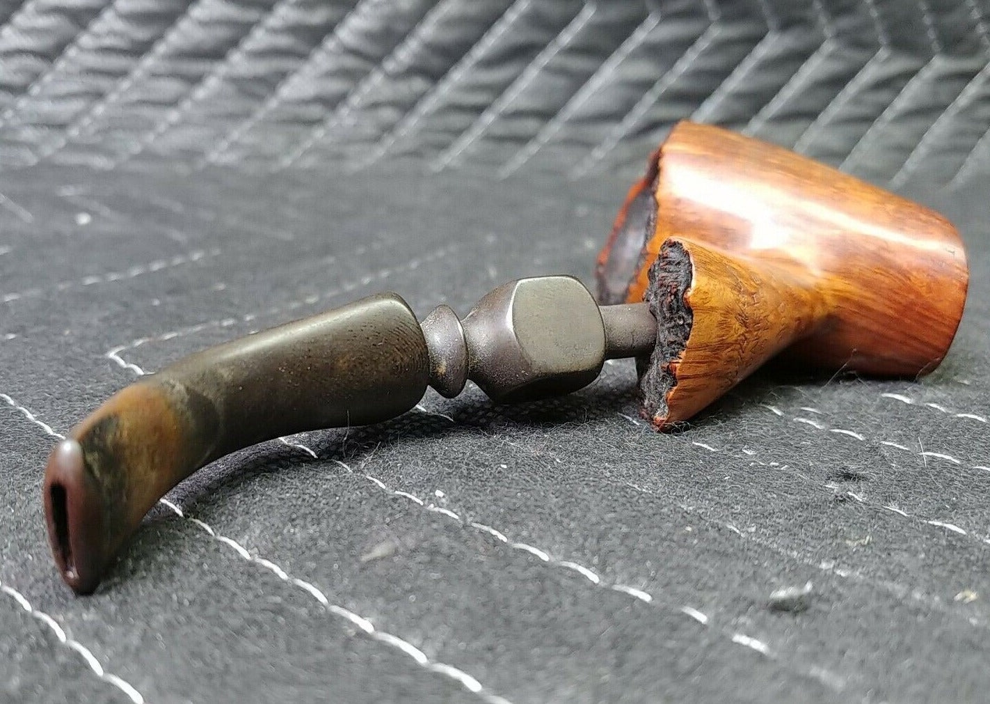 BEN WADE DANISH ESTATE PIPE - MODEL 100 - STRAIGHT GRAIN - HAND MADE