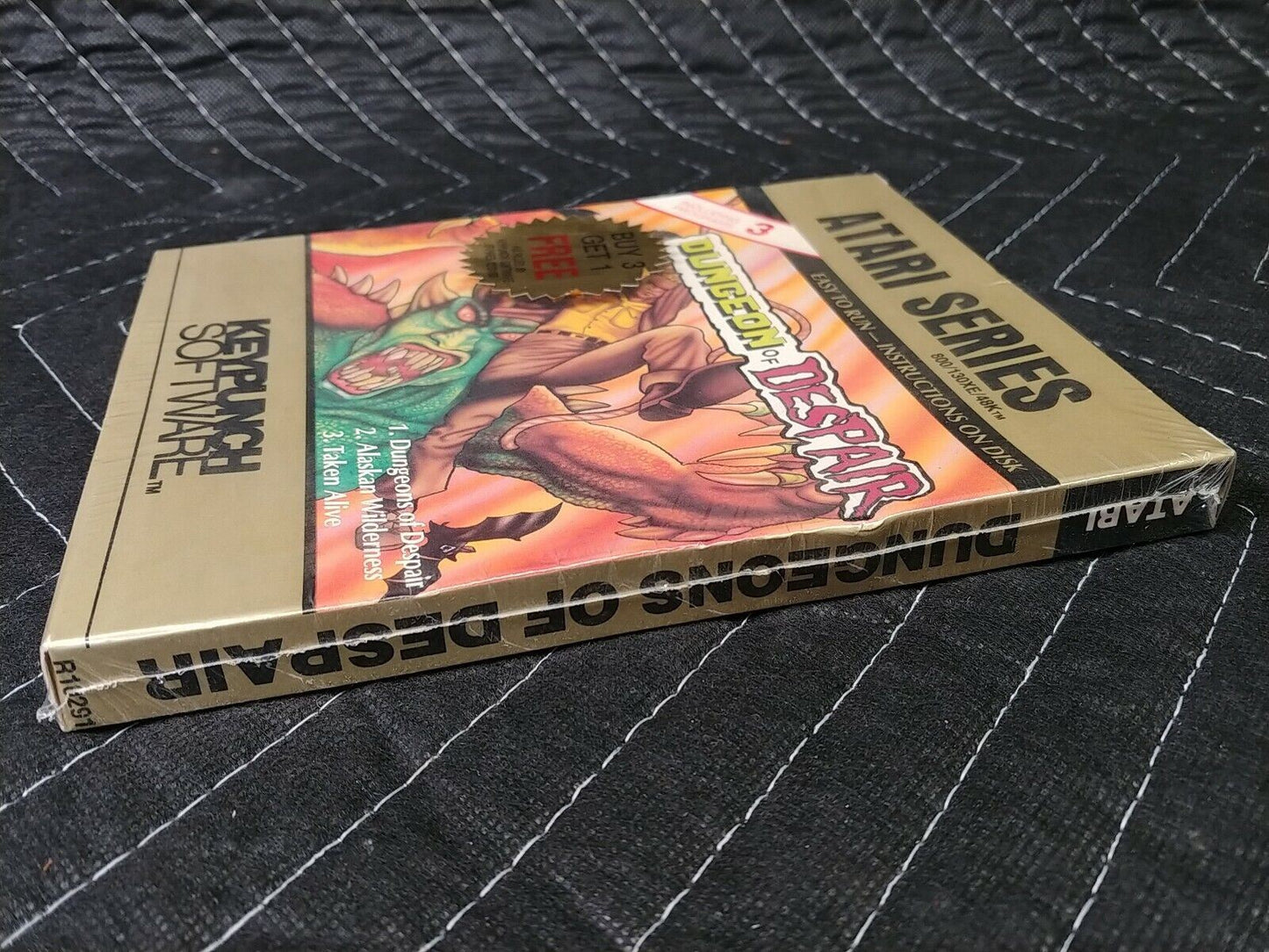 SEALED Dungeon Of Despair Vintage Atari 800 130XE 48K Brand New Disk Game