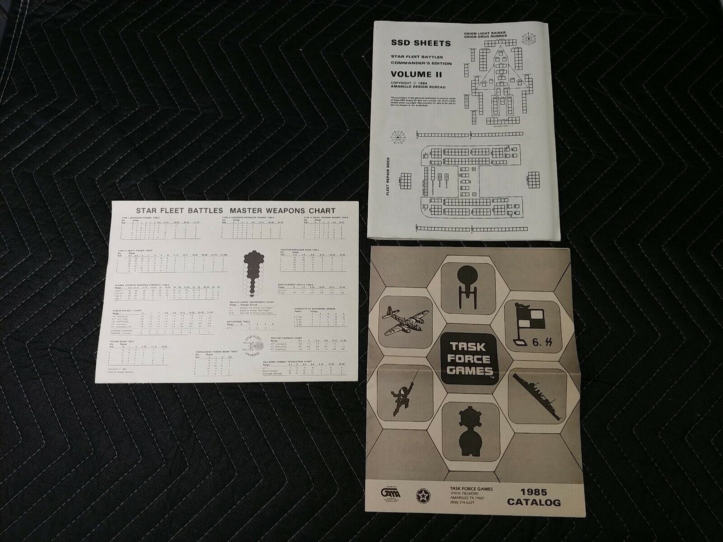 Star Fleet Battles Vol 1 & Vol 2- Task Force Games