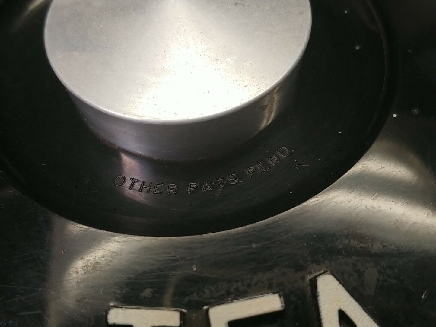 VTG Kromex Spun Aluminum 3 Pc Canister Set Tea, Sugar, Coffee