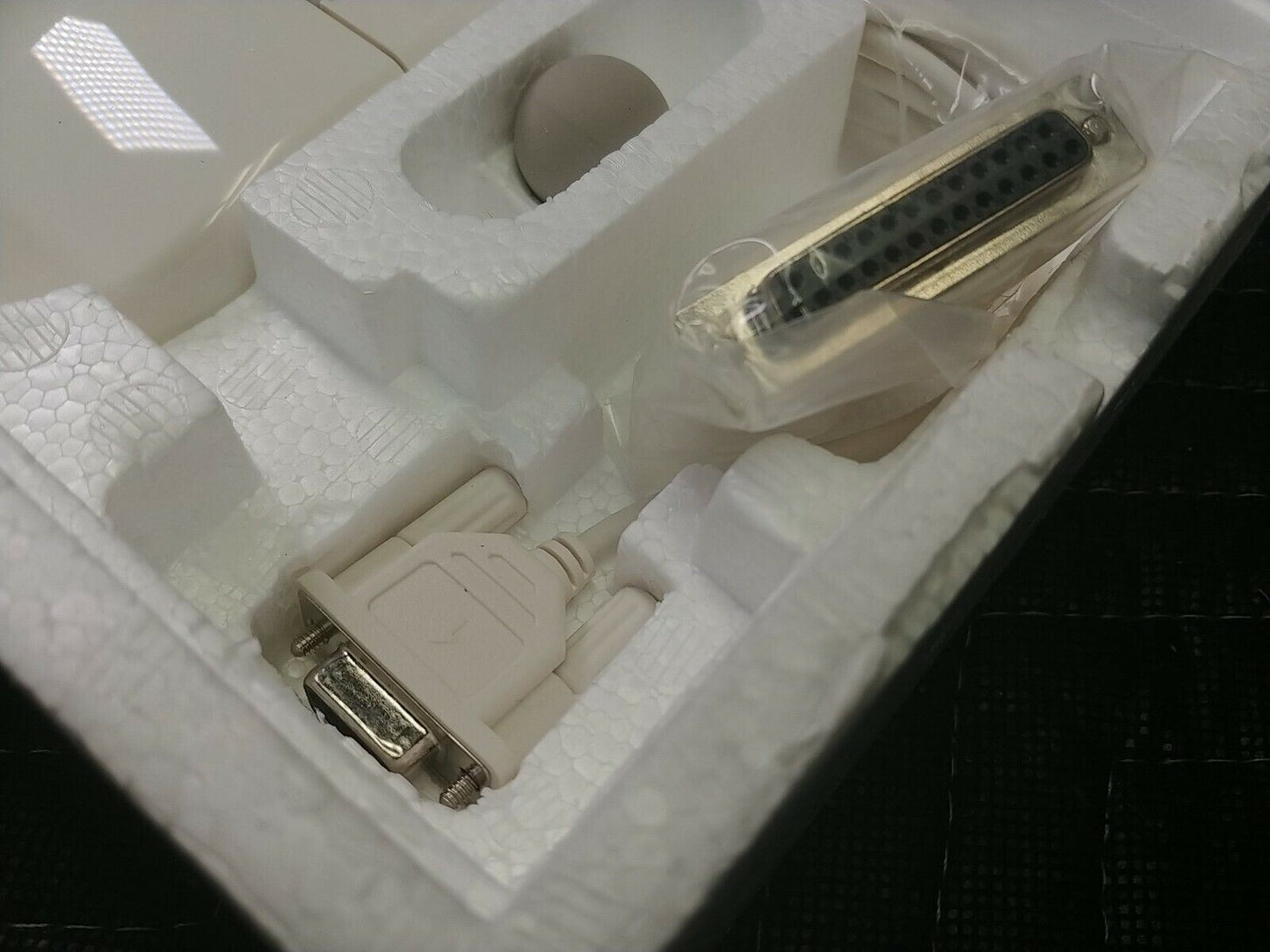 Vintage BSR BX400 3 Button Ball Mouse Serial Interface New Old Stock NOS