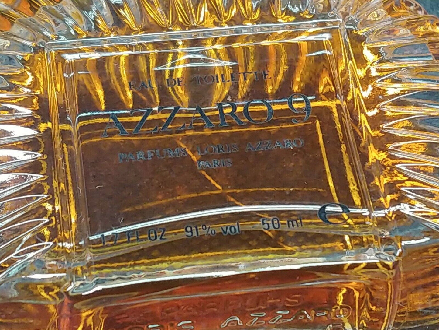 Azzaro 9 Eau de toilette 1.7oz Vintage