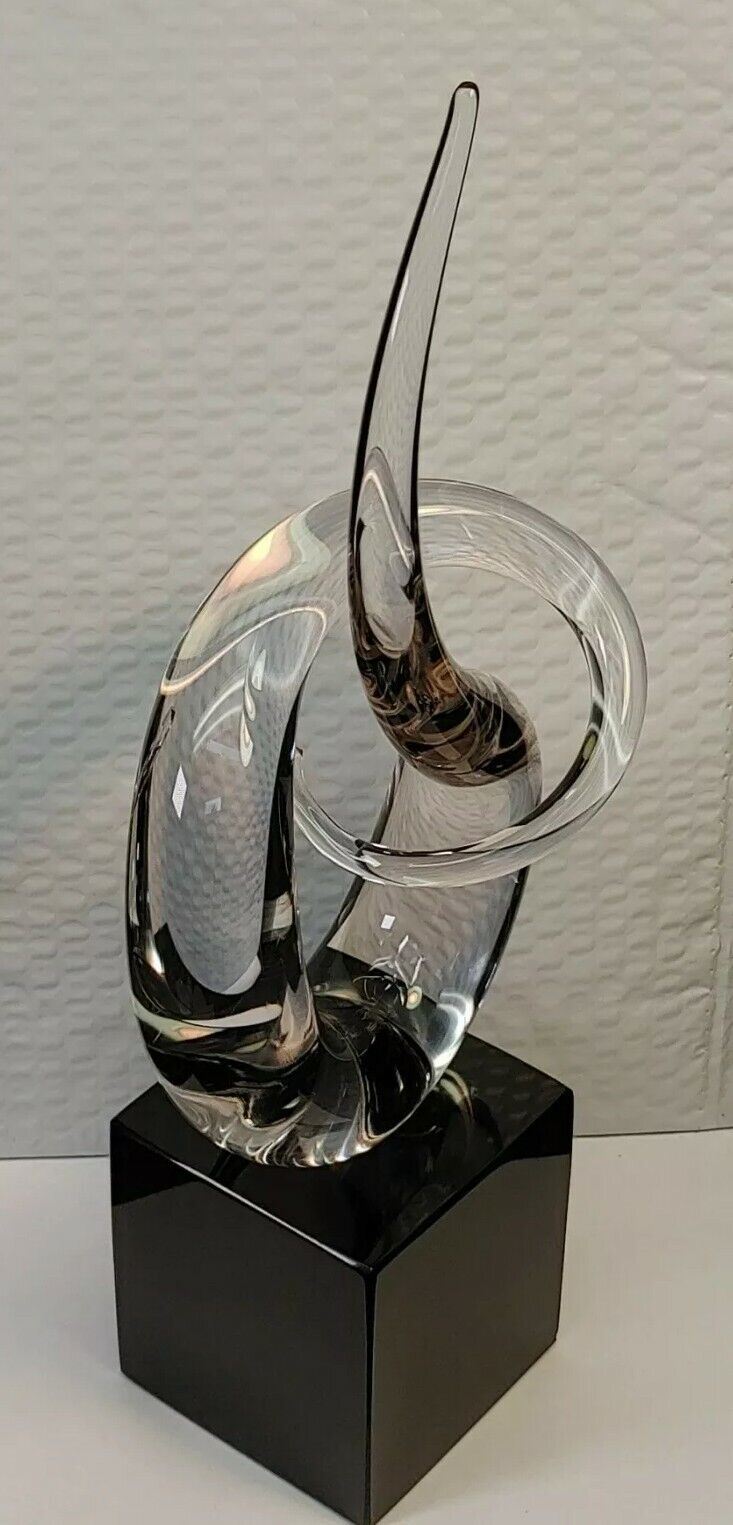 Vintage Renato Anatra Large Vetri Murano Studio Art Glass Sculpture Signed