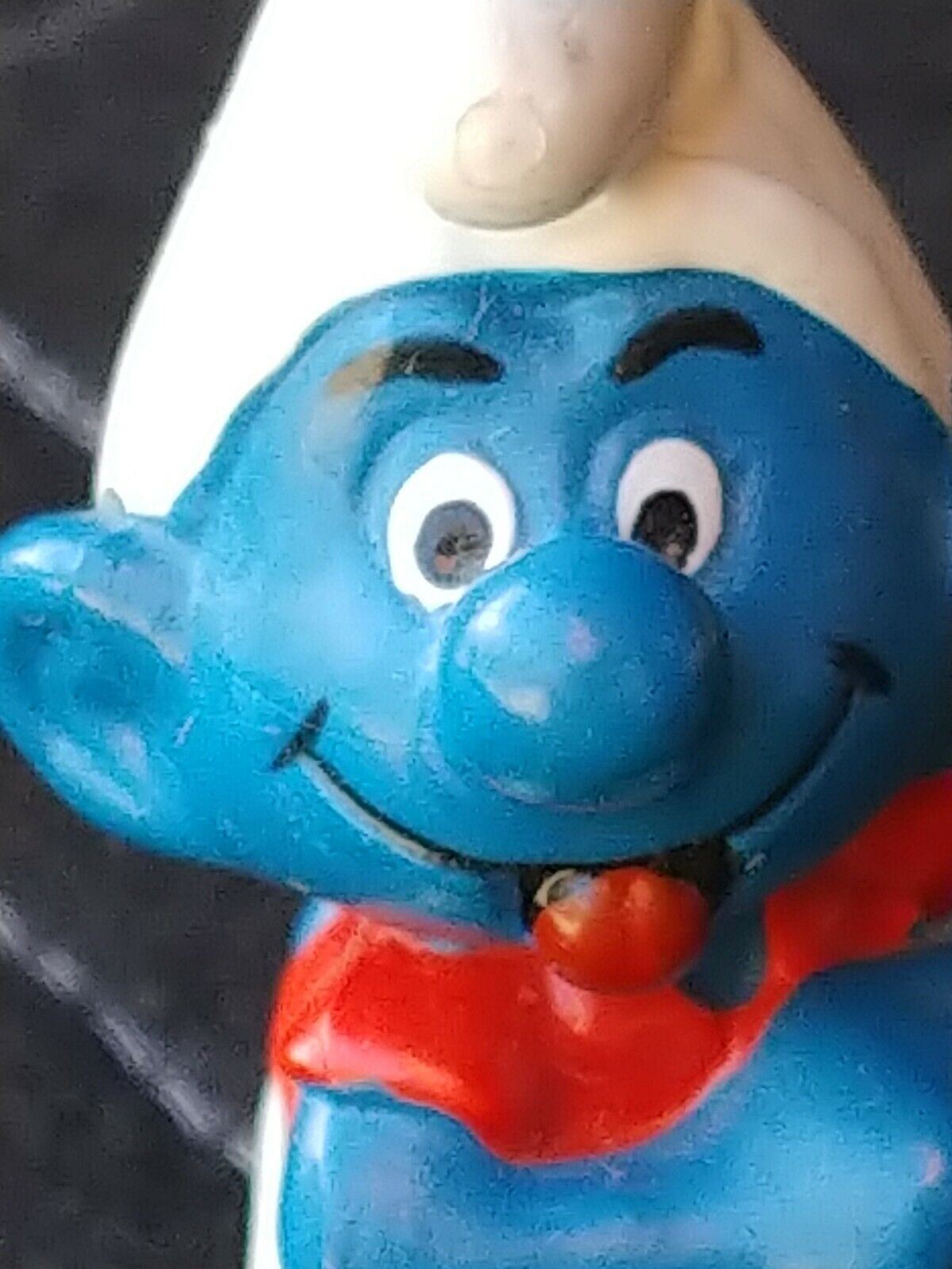 1978 Skateboarding Smurf Schleich Peyo Made In Hong Kong