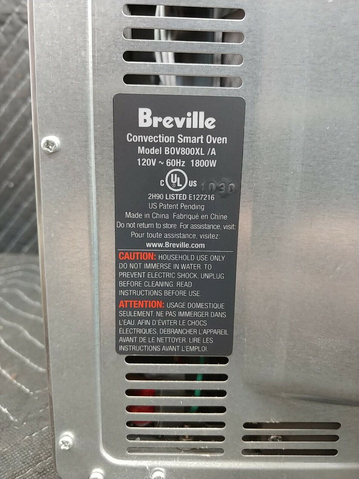 Breville BOV800XL Smart Oven Convection Toaster Oven