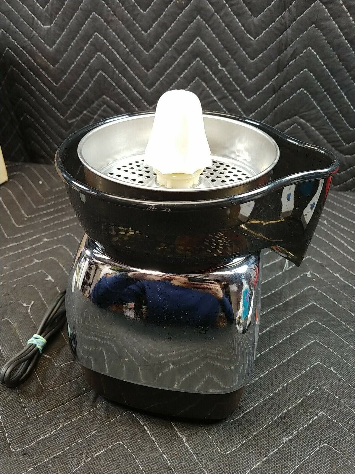 NOS Vintage Proctor Silex Automatic "Juicit" Citrus Juicer Chrome Electric & BOX