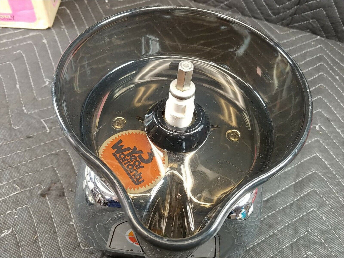 NOS Vintage Proctor Silex Automatic "Juicit" Citrus Juicer Chrome Electric & BOX