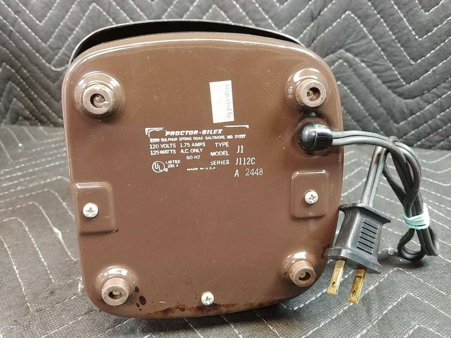 NOS Vintage Proctor Silex Automatic "Juicit" Citrus Juicer Chrome Electric & BOX