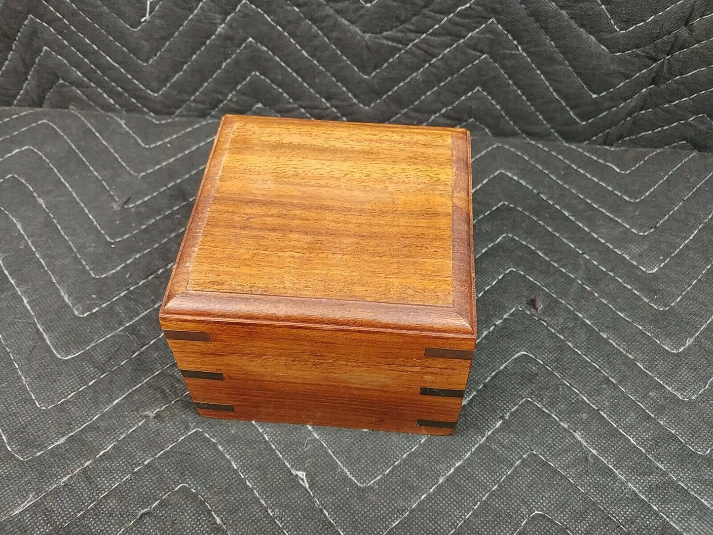 Maritime Marine Nautical Compass In Wood Box Old Vintage Navigational Tool