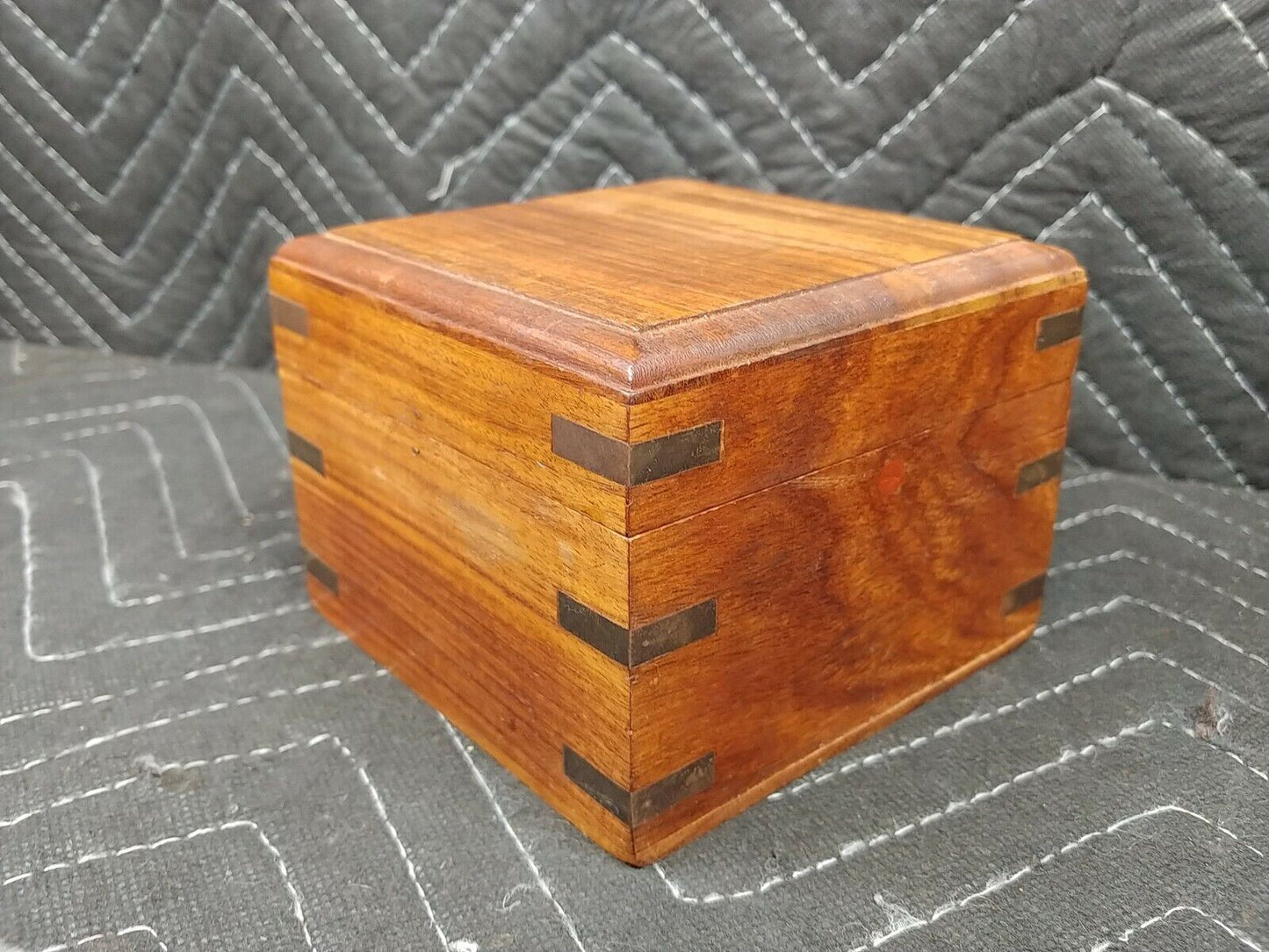 Maritime Marine Nautical Compass In Wood Box Old Vintage Navigational Tool