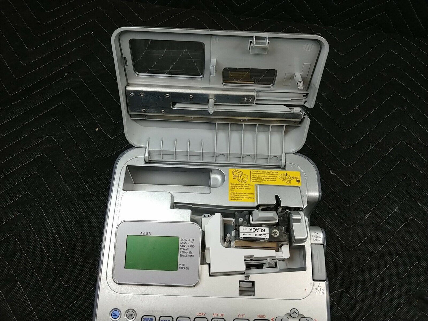 Casio Label Biz Disc Title Printer CW-L300 Works