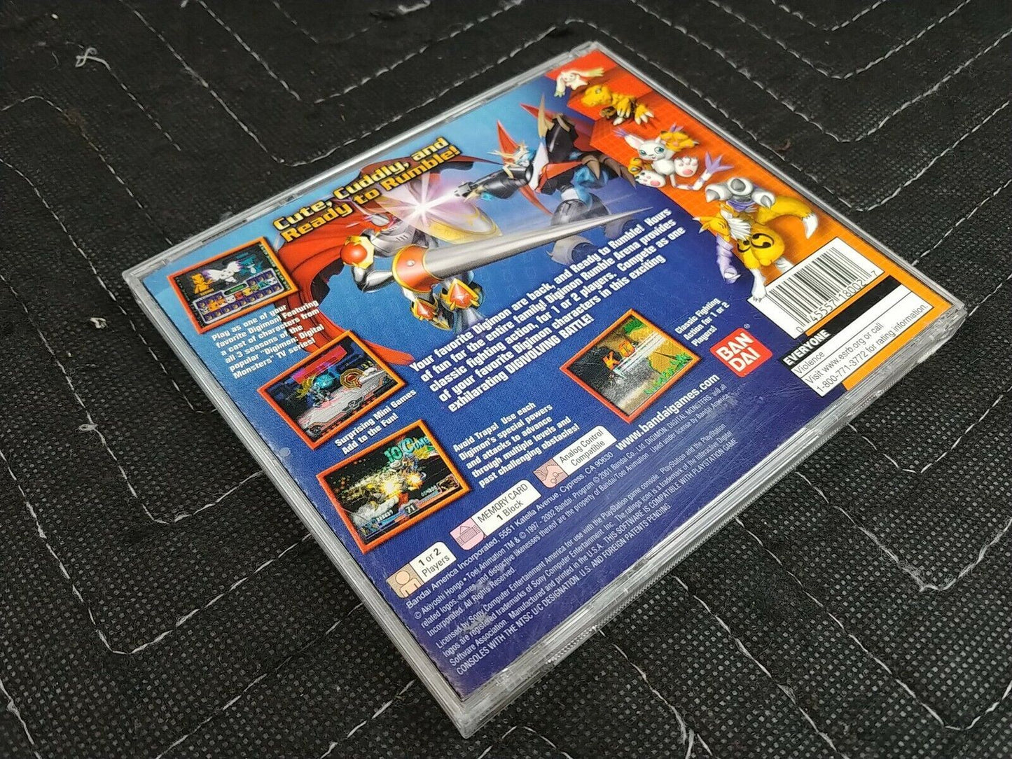 Digimon Rumble Arena (Sony PlayStation 1, 2002) PS1