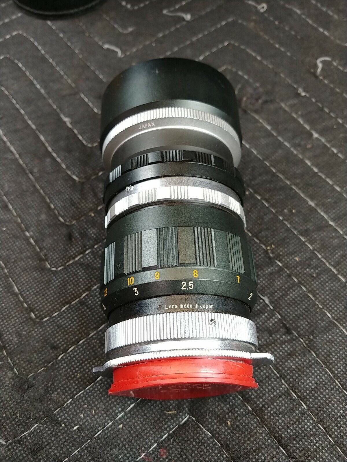 Yashica Super Yashinon-R 13.5cm F2.8 Japan No.1380698 Original Leather Case