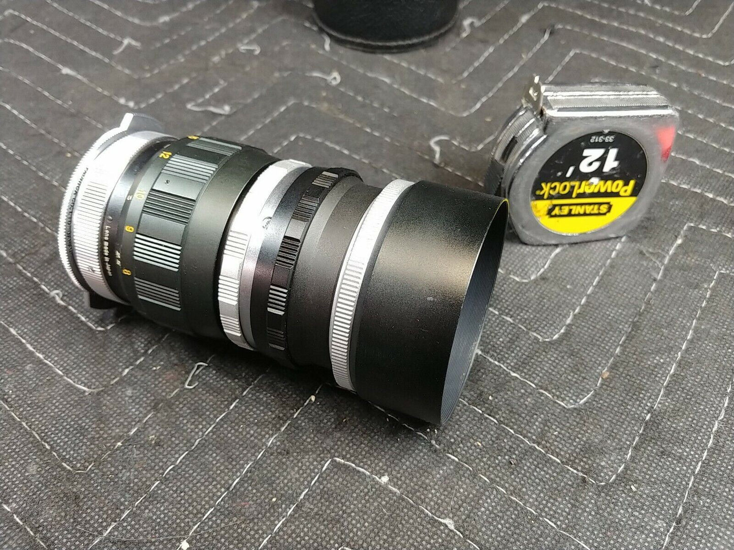 Yashica Super Yashinon-R 13.5cm F2.8 Japan No.1380698 Original Leather Case