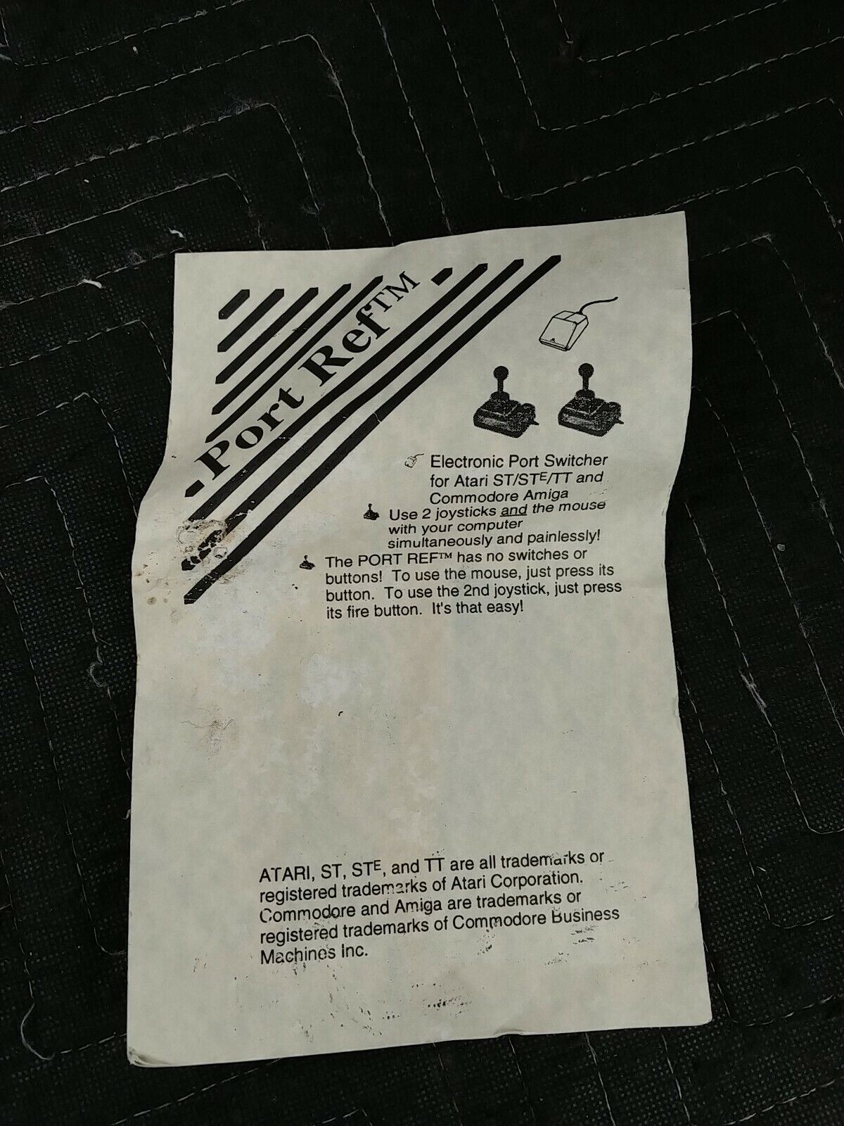 Port Ref Electric Port Switcher for Atari ST