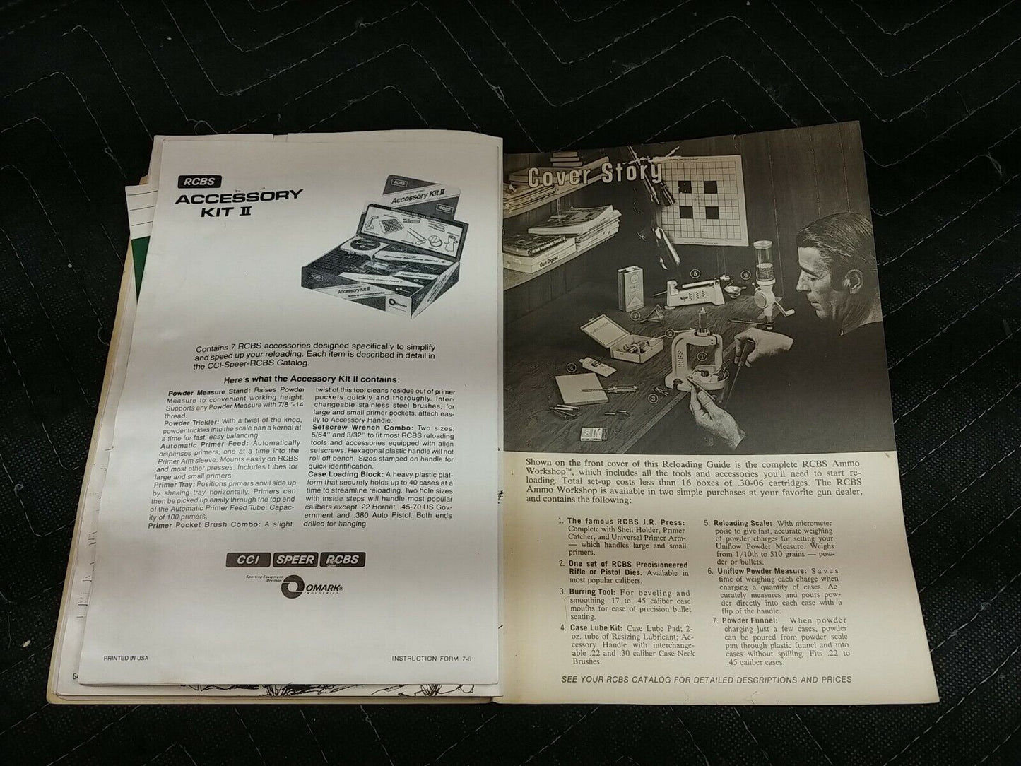 1976 RCBS Reloading Guide Fourth Edition Fred Huntington Booklet