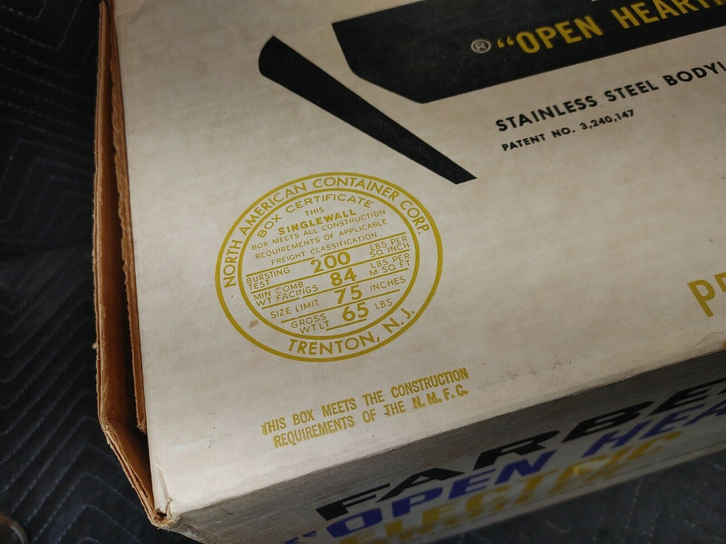 Vintage Faberware Open Hearth Electric No. 450A Broiler & Rotisserie NOS Sealed