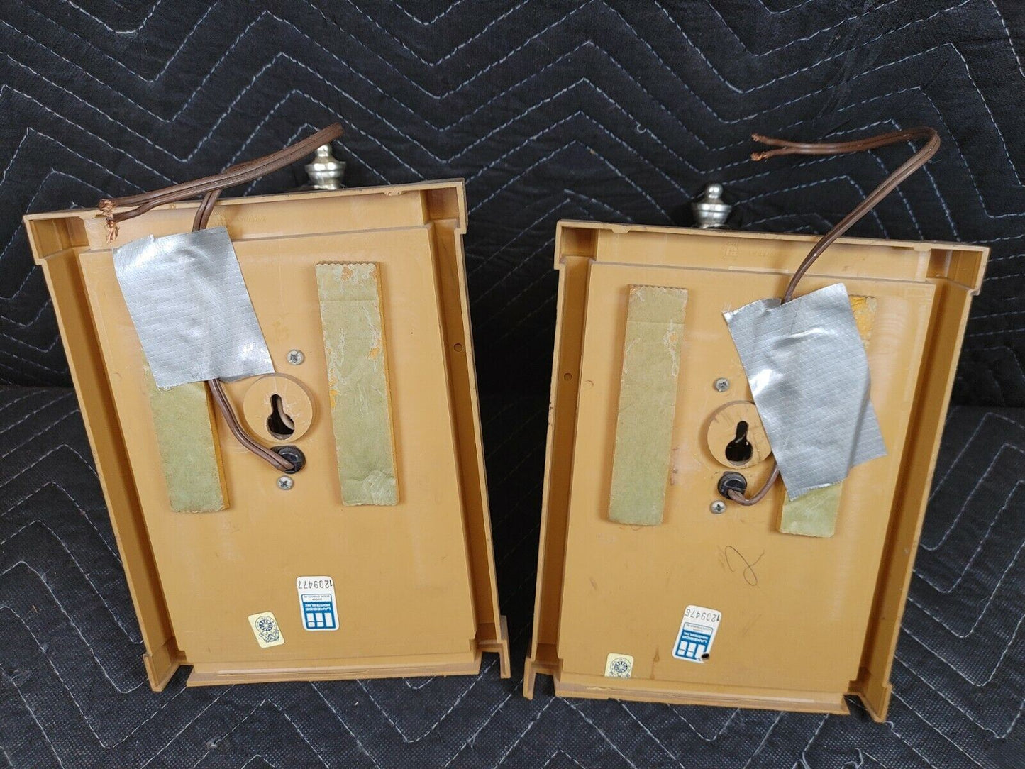 Vintage Hamm's Beer Globe Lighted Sign Wall Sconce Pair rare bar mancave lamps