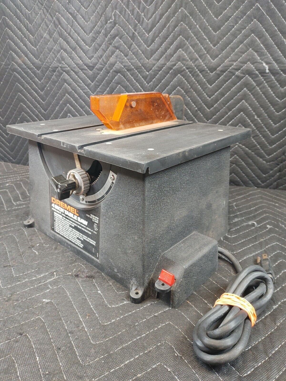 Dremel 4" Table Saw Hobby Craft Modeling #580-2