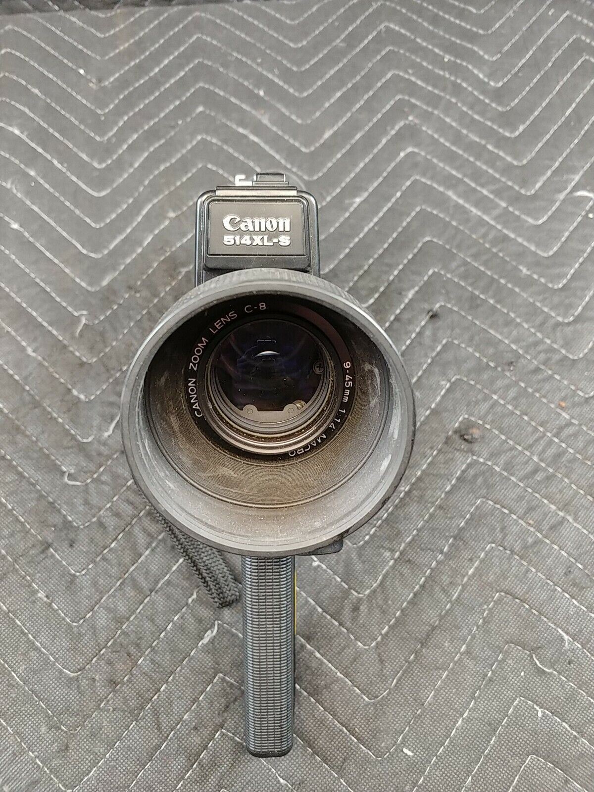Canon Canosound 514 XL-S Super 8 Movie Camera 9-45mm 1.4 Macro Lens UNTESTED