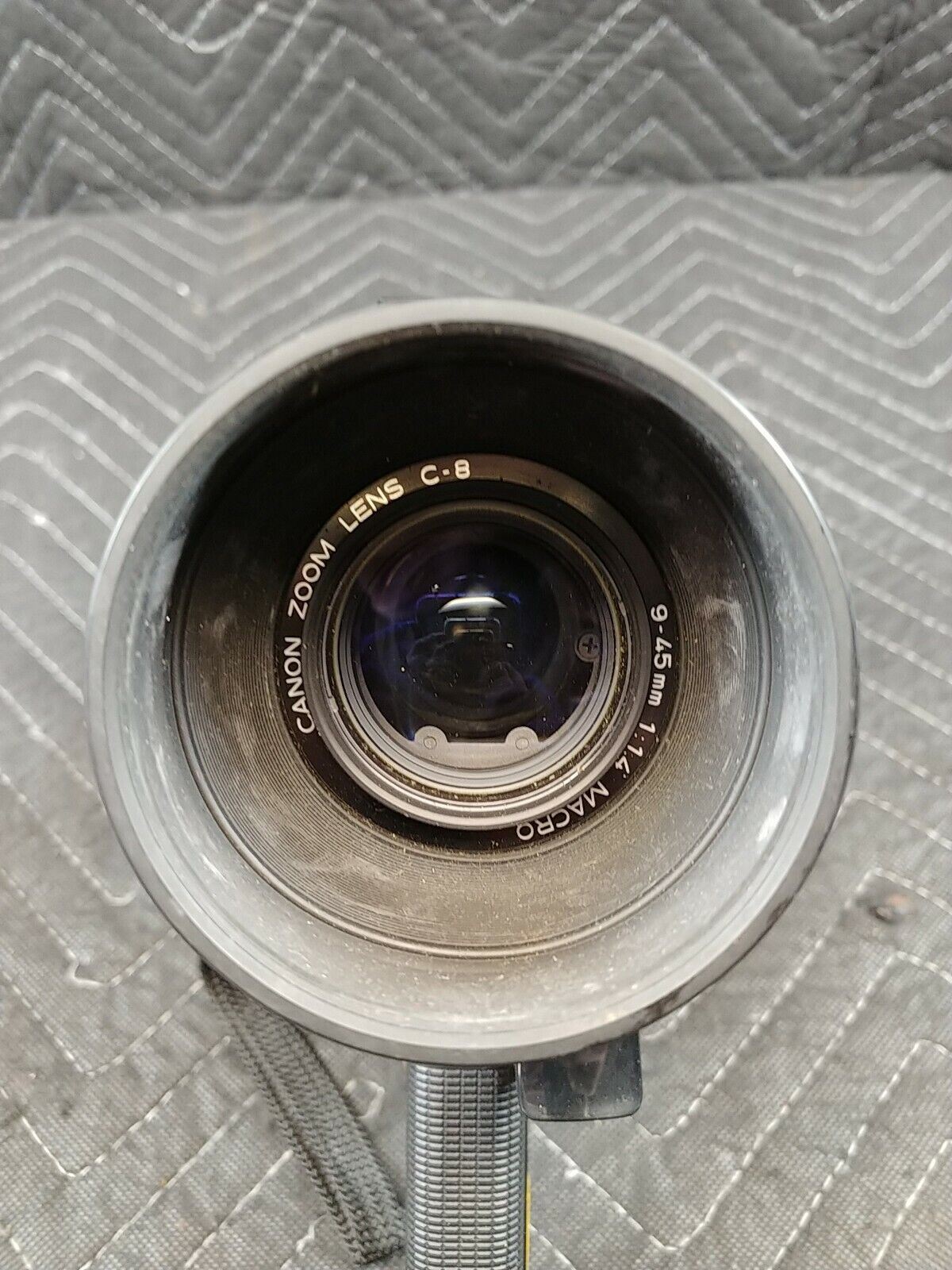 Canon Canosound 514 XL-S Super 8 Movie Camera 9-45mm 1.4 Macro Lens UNTESTED