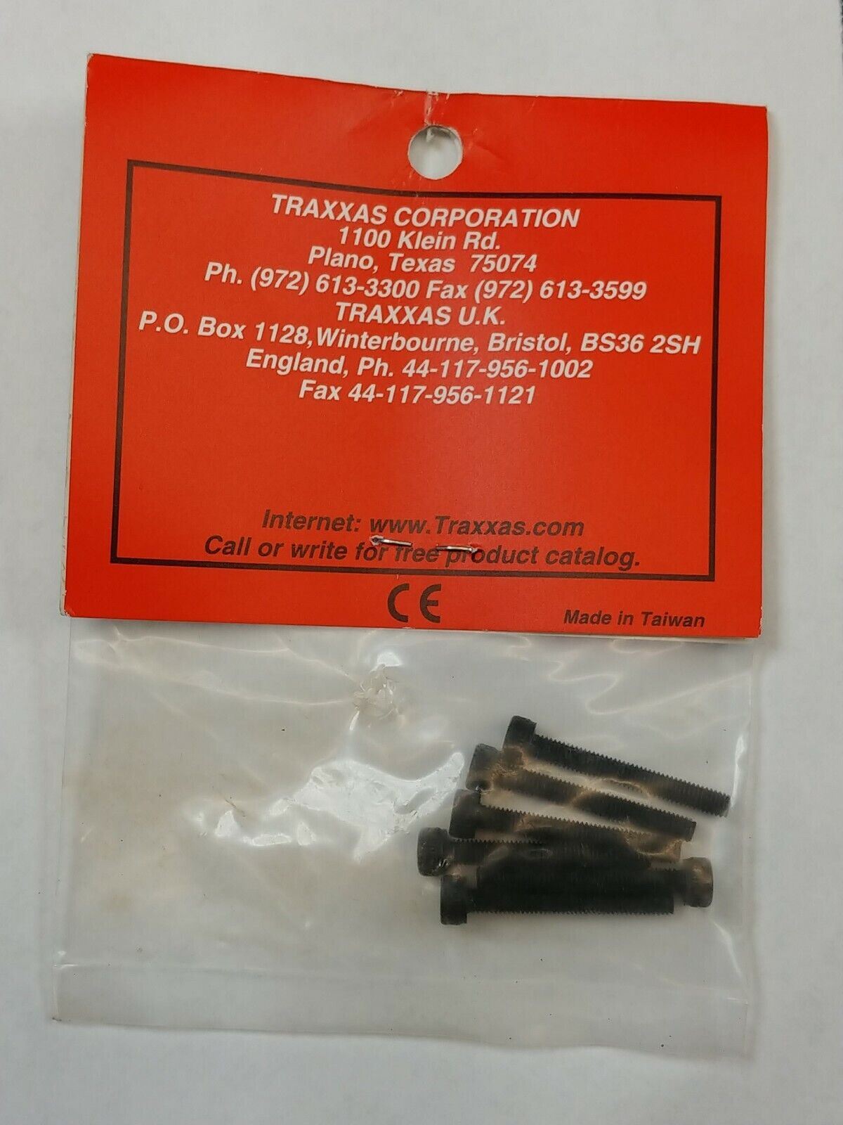 Header screws, 3x23mm cap hex screws (6) NEW/Old Stock Traxxas TRA2556