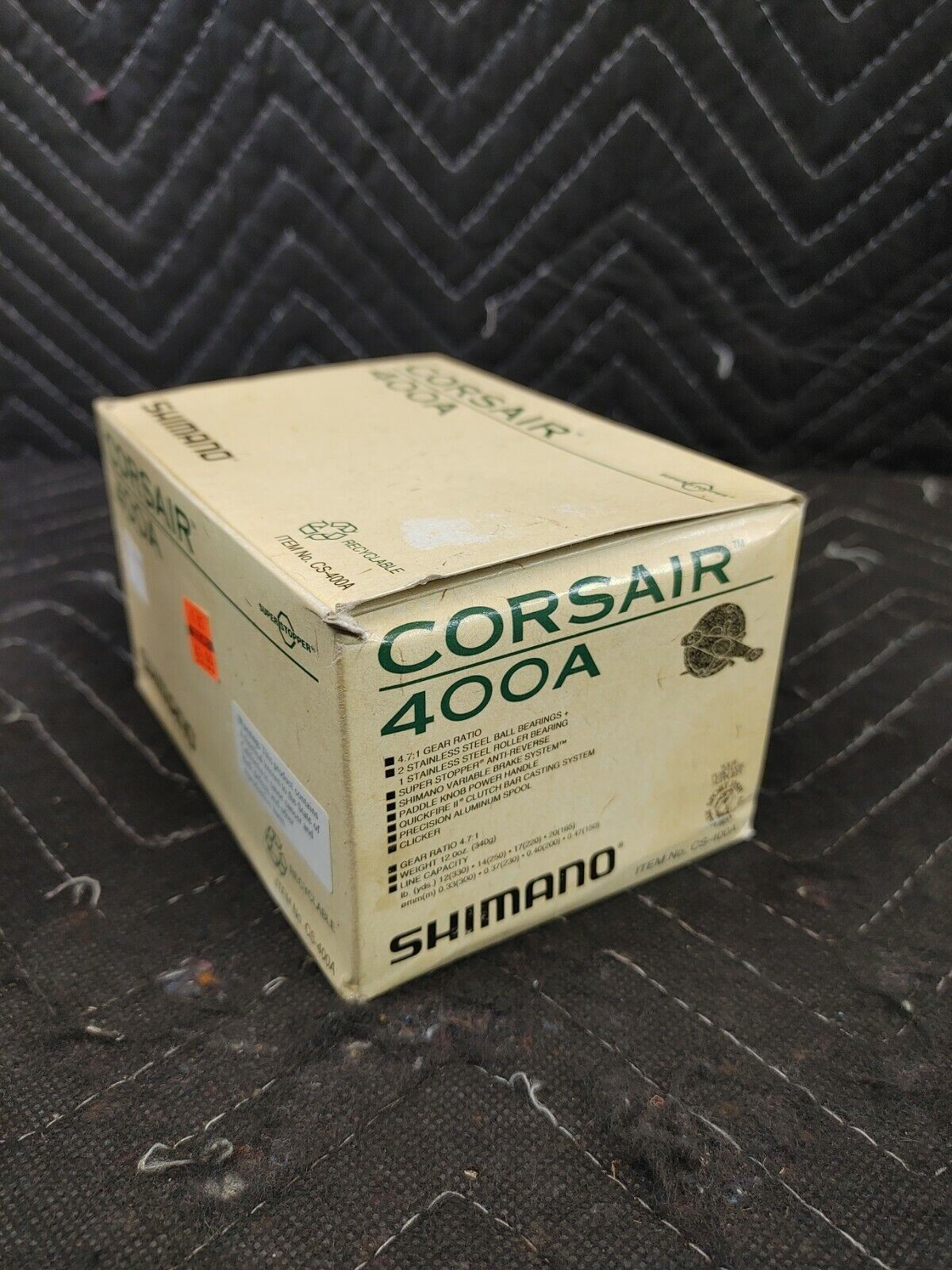 NOS - Shimano Corsair CS 400A Level wind Baitcasting Reel - New & Unused