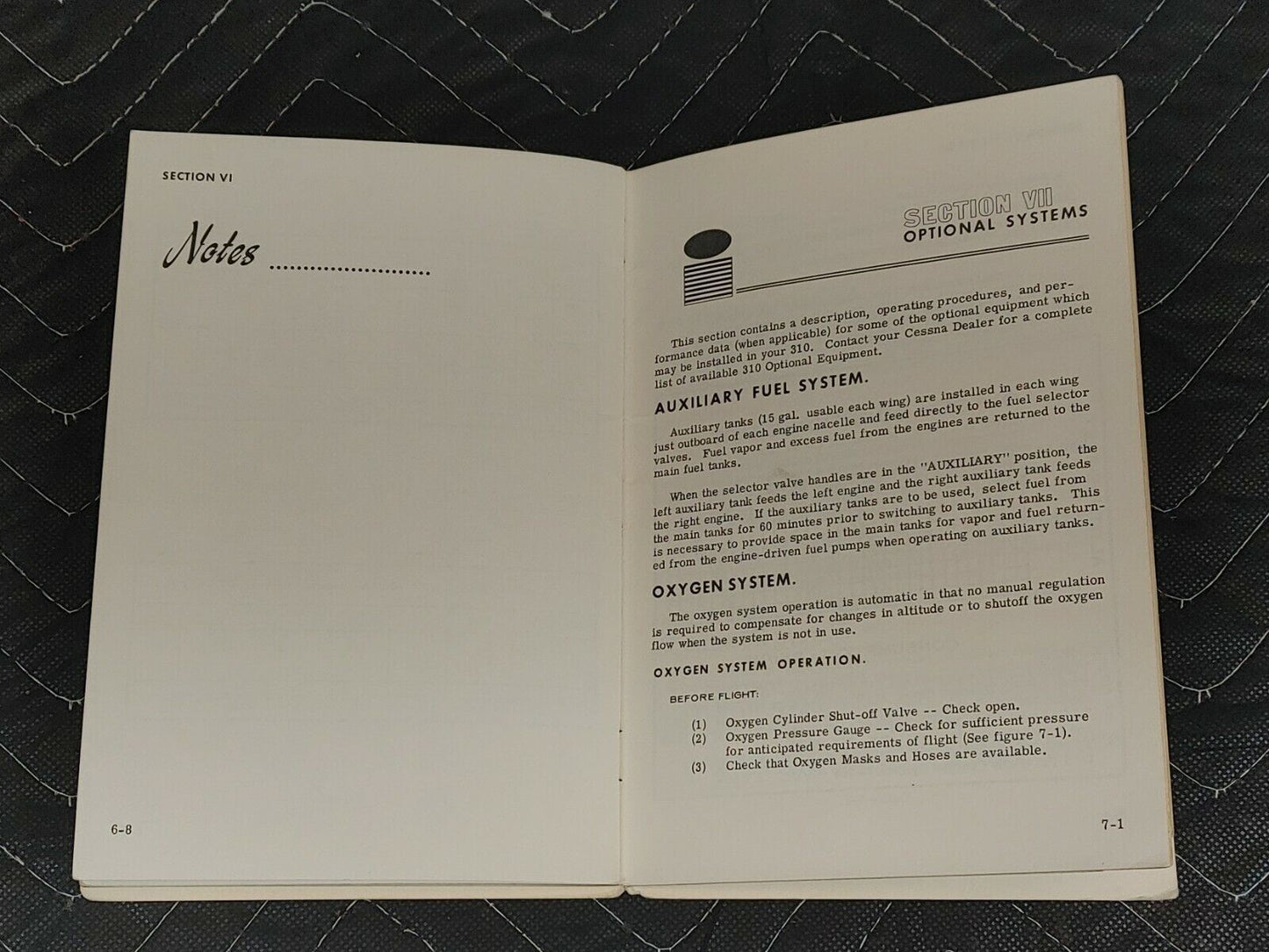 Cessna Three Ten Owner’s Manual Softback