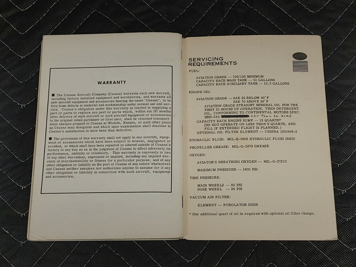 Cessna Three Ten Owner’s Manual Softback
