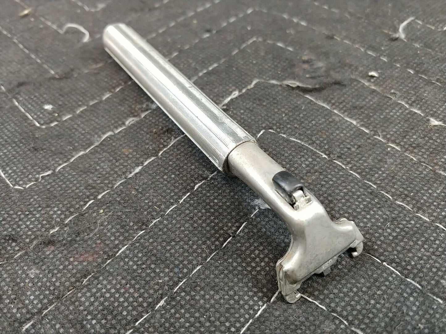 Vintage Gillette Razor Cartridge Handle Black & Silver All Metal