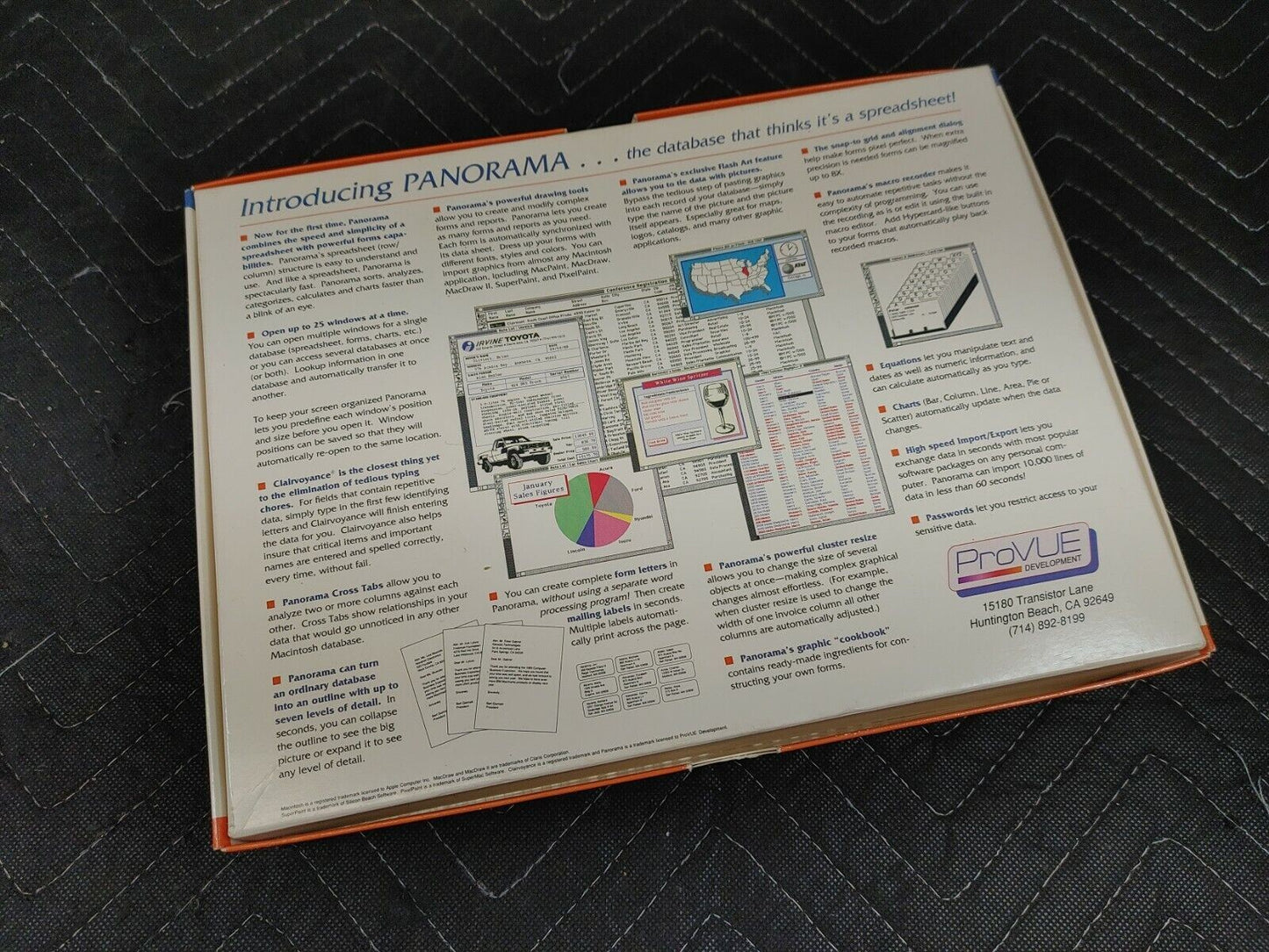 ProVue Panorama Software Users Guide and Supplement V1.1