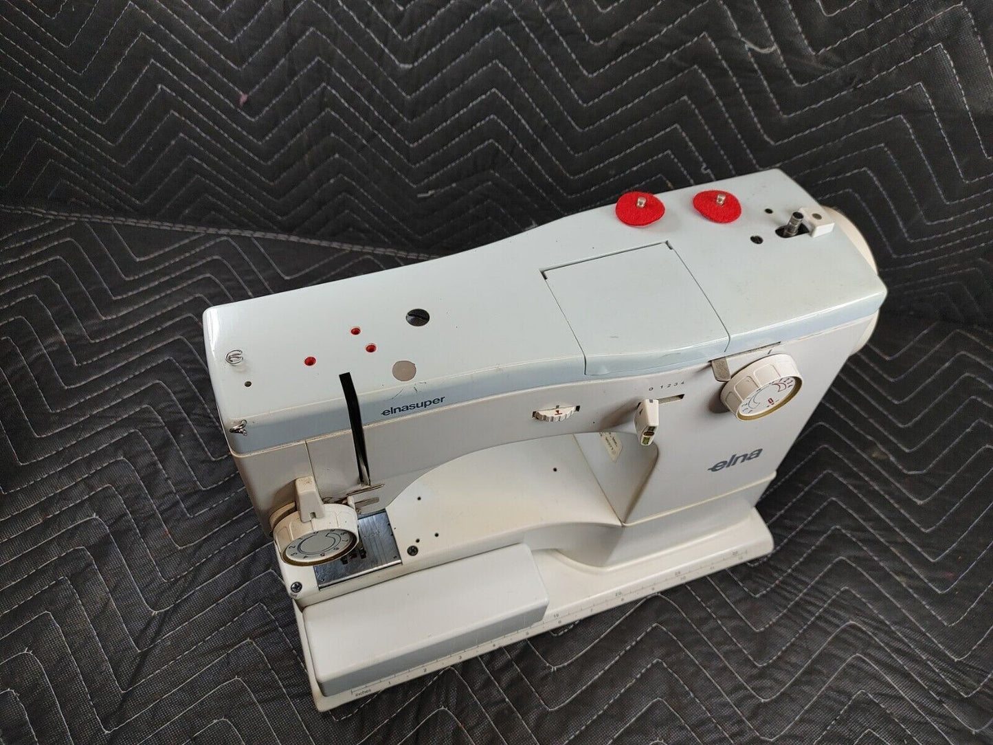 Elna 62C Free Arm Sewing Machine w/ Cams & Extras See Photos
