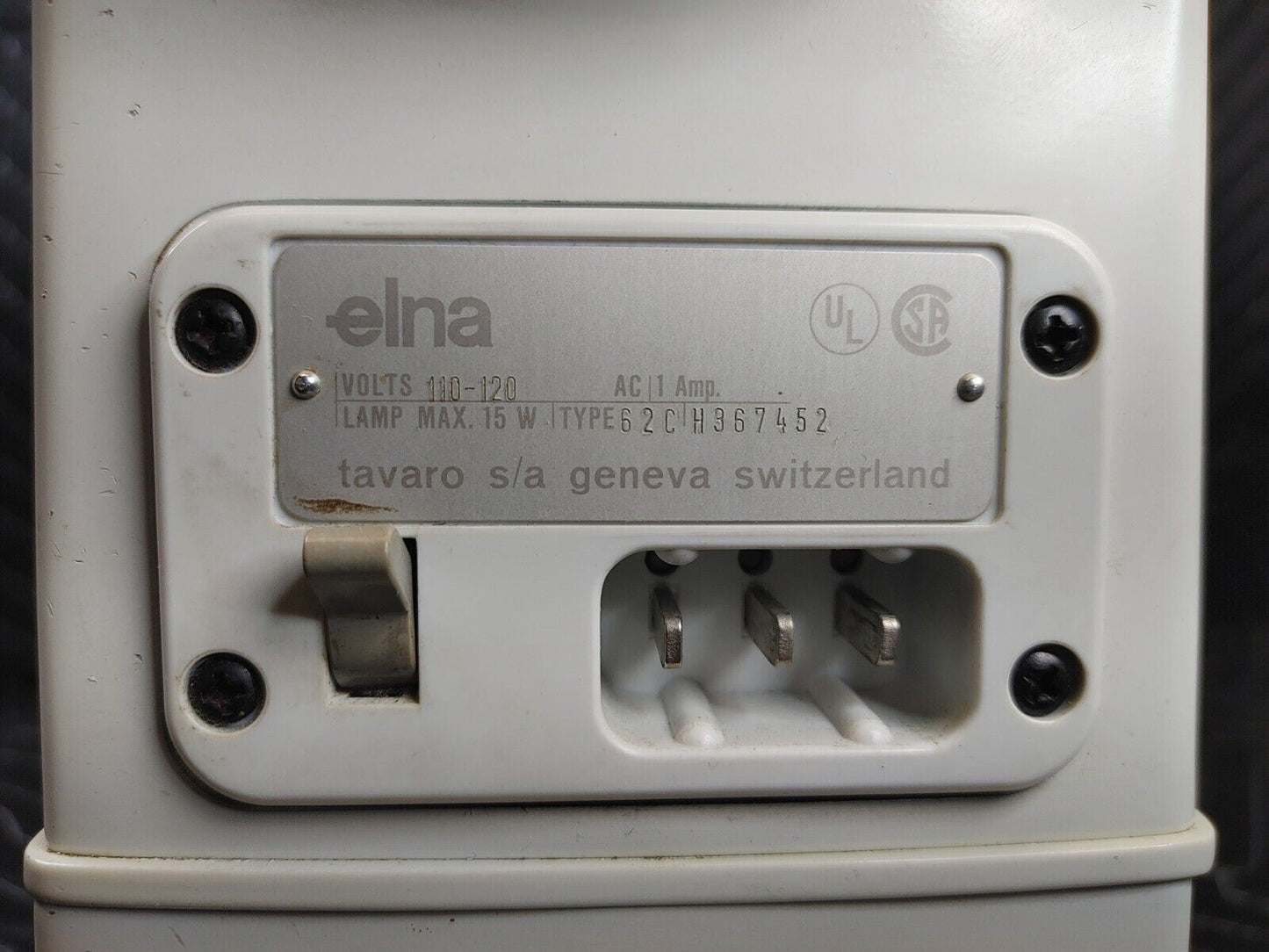 Elna 62C Free Arm Sewing Machine w/ Cams & Extras See Photos