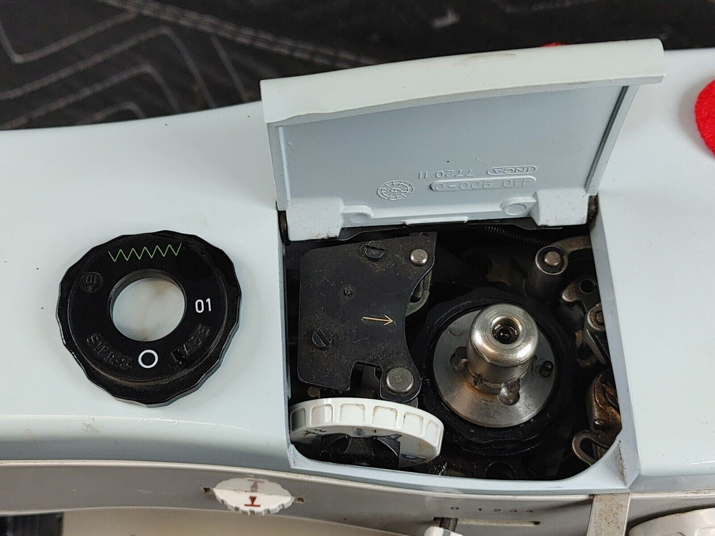 Elna 62C Free Arm Sewing Machine w/ Cams & Extras See Photos