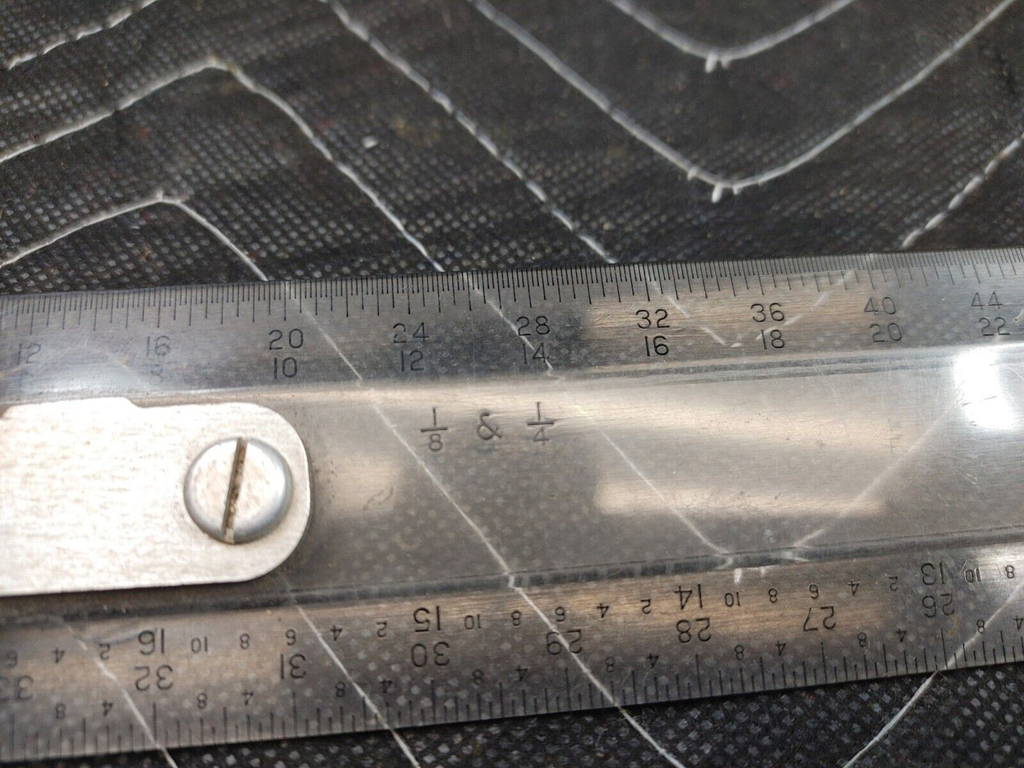 Vingtage VEMCO 18" Drafting Machine Scale Architect Engineer RULER Pasadena, CAL