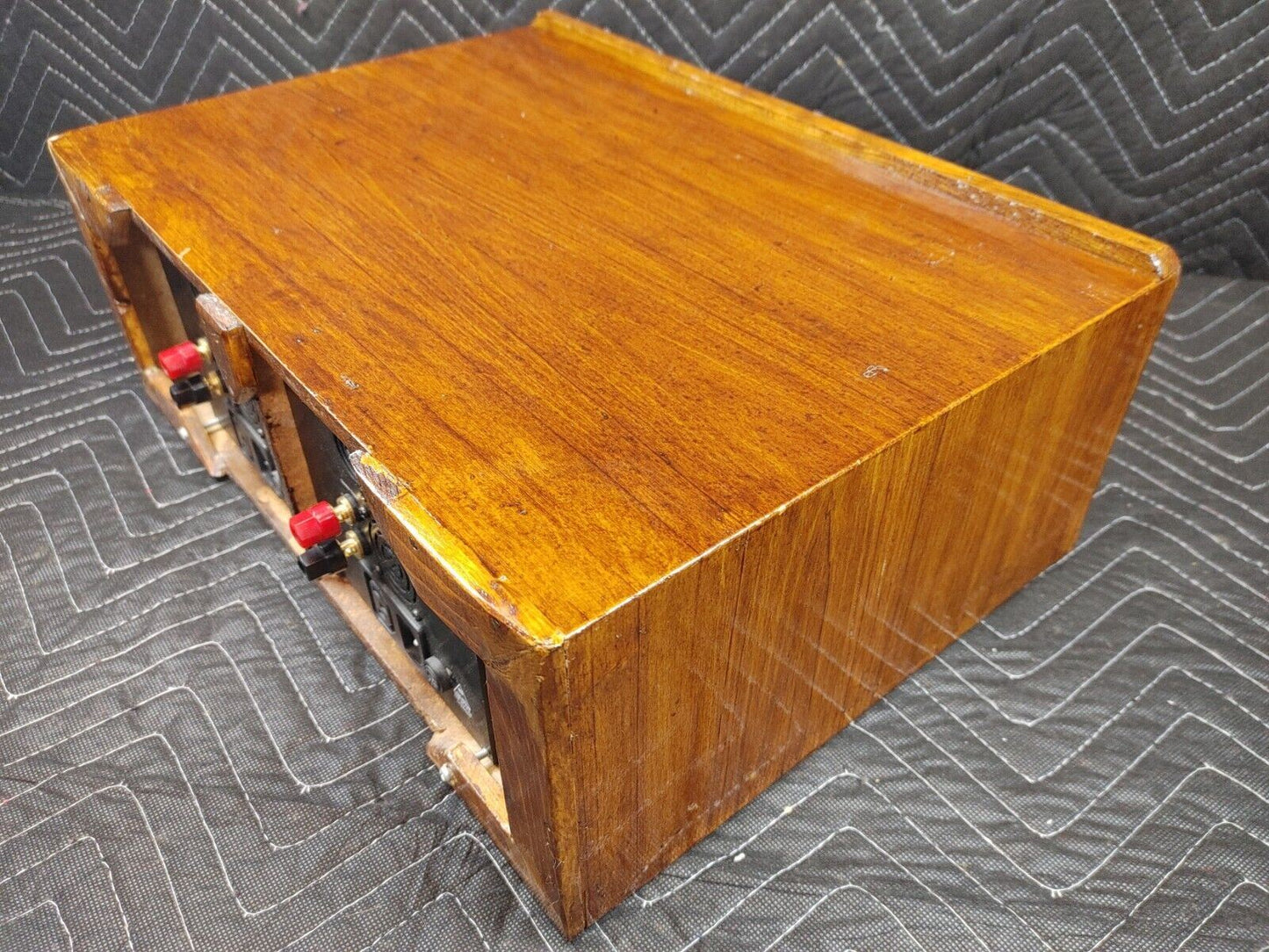 2x AudioSource AMP 5.3 Monoblock Power Amplifier in Custom Wood Case