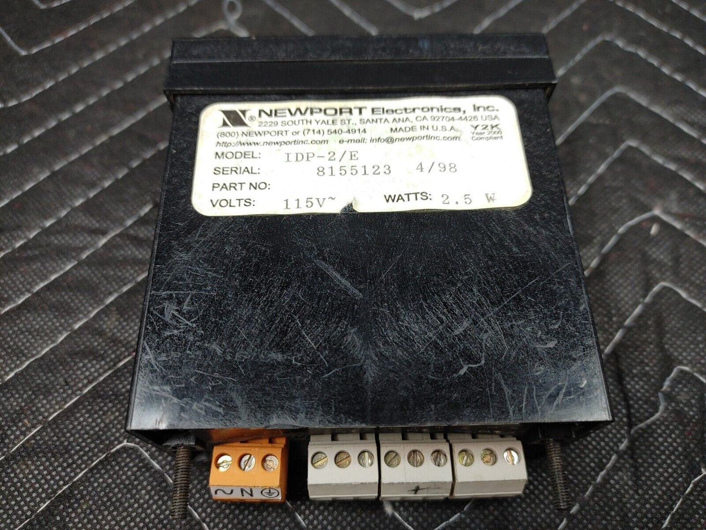 NEWPORT ELECTRONICS IDP-2/E 115VAC NSMP
