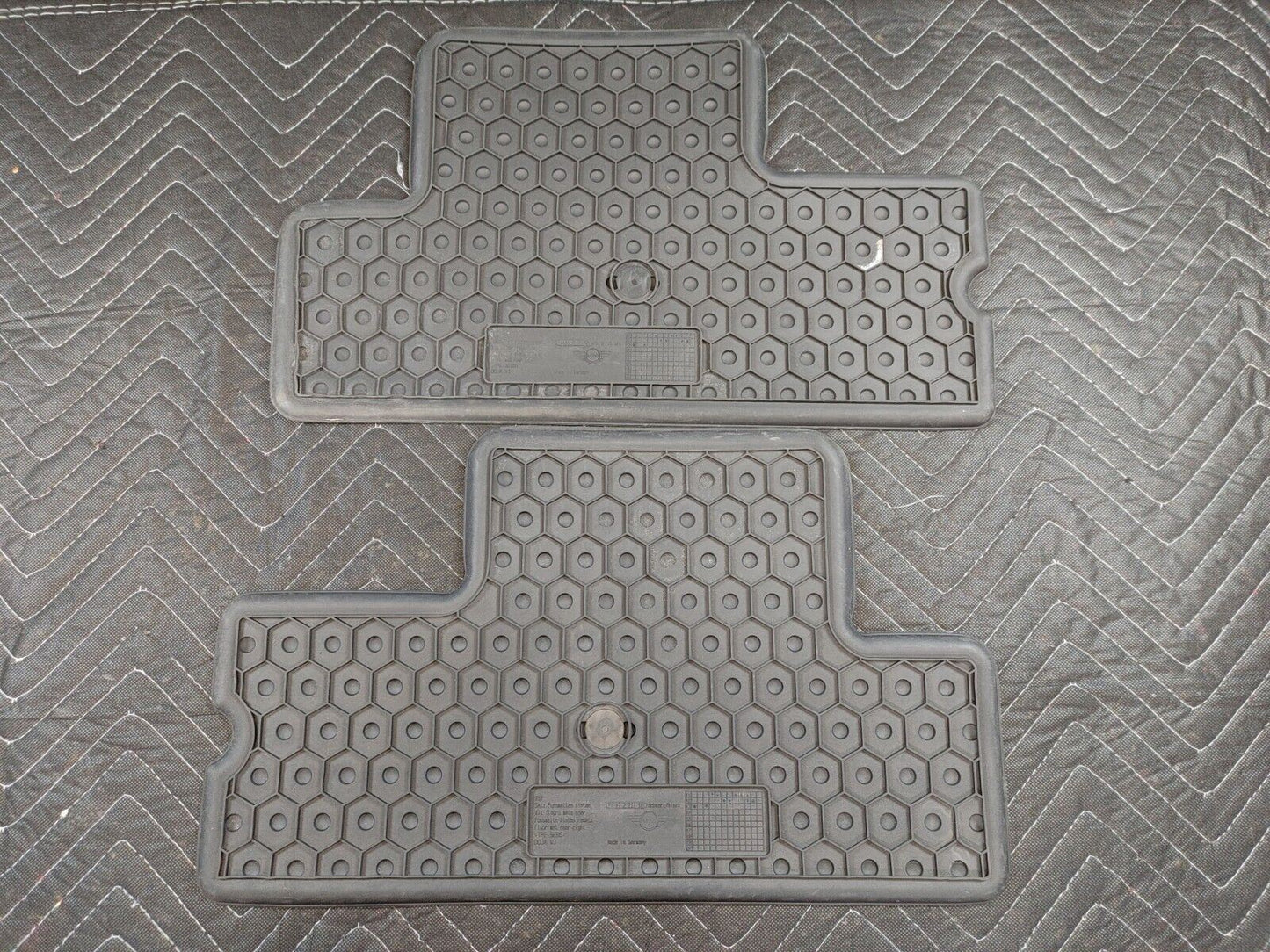Mini Cooper S Rubber Front Floormats 07-13 R56 OEM