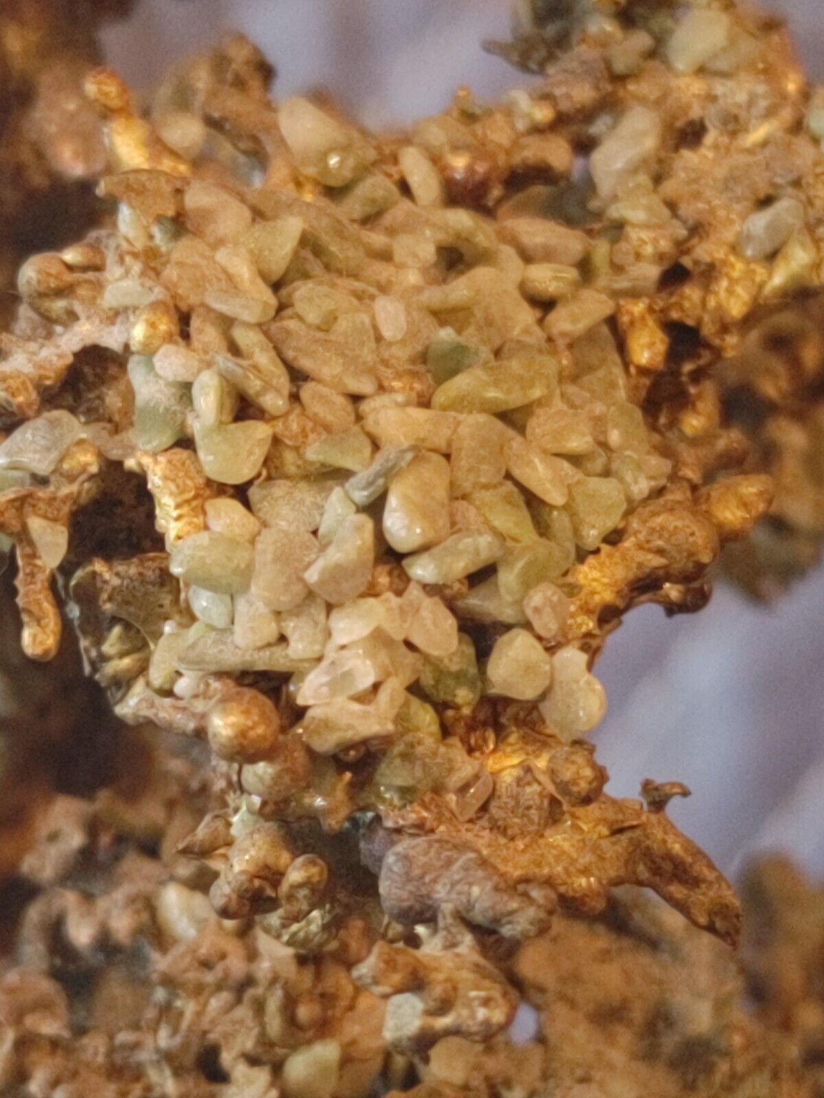 Mid Century Bronze Pine Tree Fir w/ Quartz Crystals Base Bookend geode