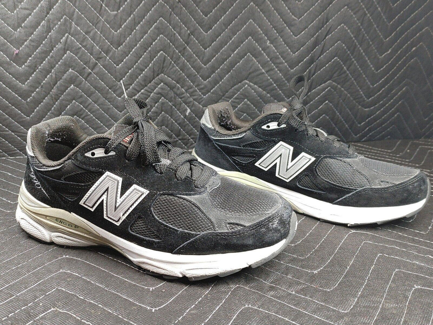 New Balance 990v3 W990BK3 Black Suede Running Shoes USA 990 v3 Women’s Size 9 D