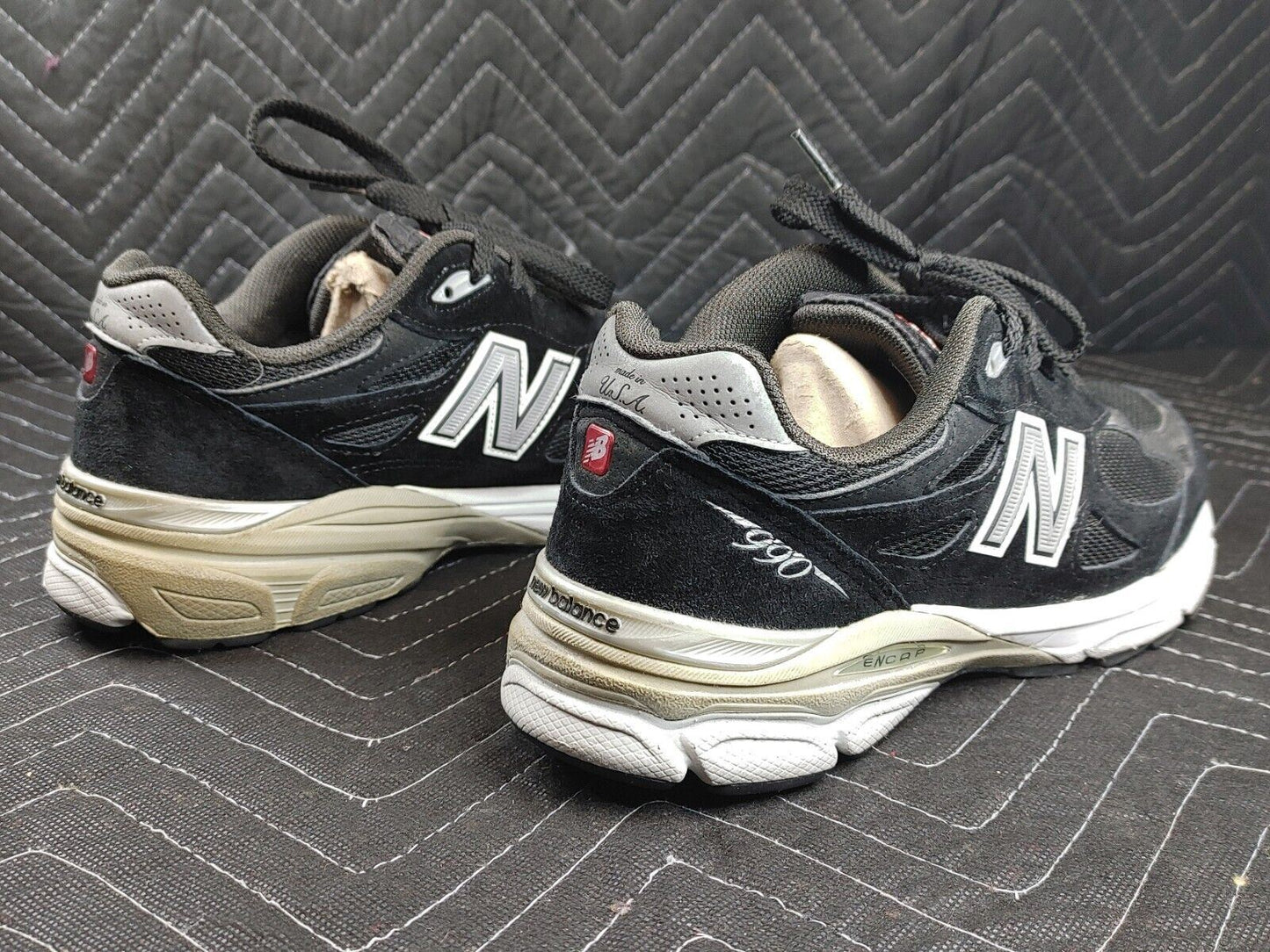 New Balance 990v3 W990BK3 Black Suede Running Shoes USA 990 v3 Women’s Size 9 D