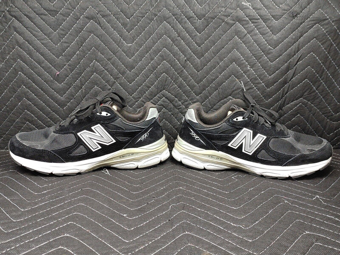 New Balance 990v3 W990BK3 Black Suede Running Shoes USA 990 v3 Women’s Size 9 D