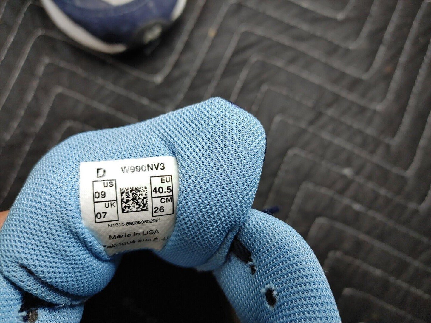 New Balance 990 v3 Heritage USA Running Shoes Women’s Size 9 D Blue Grey W990NV3