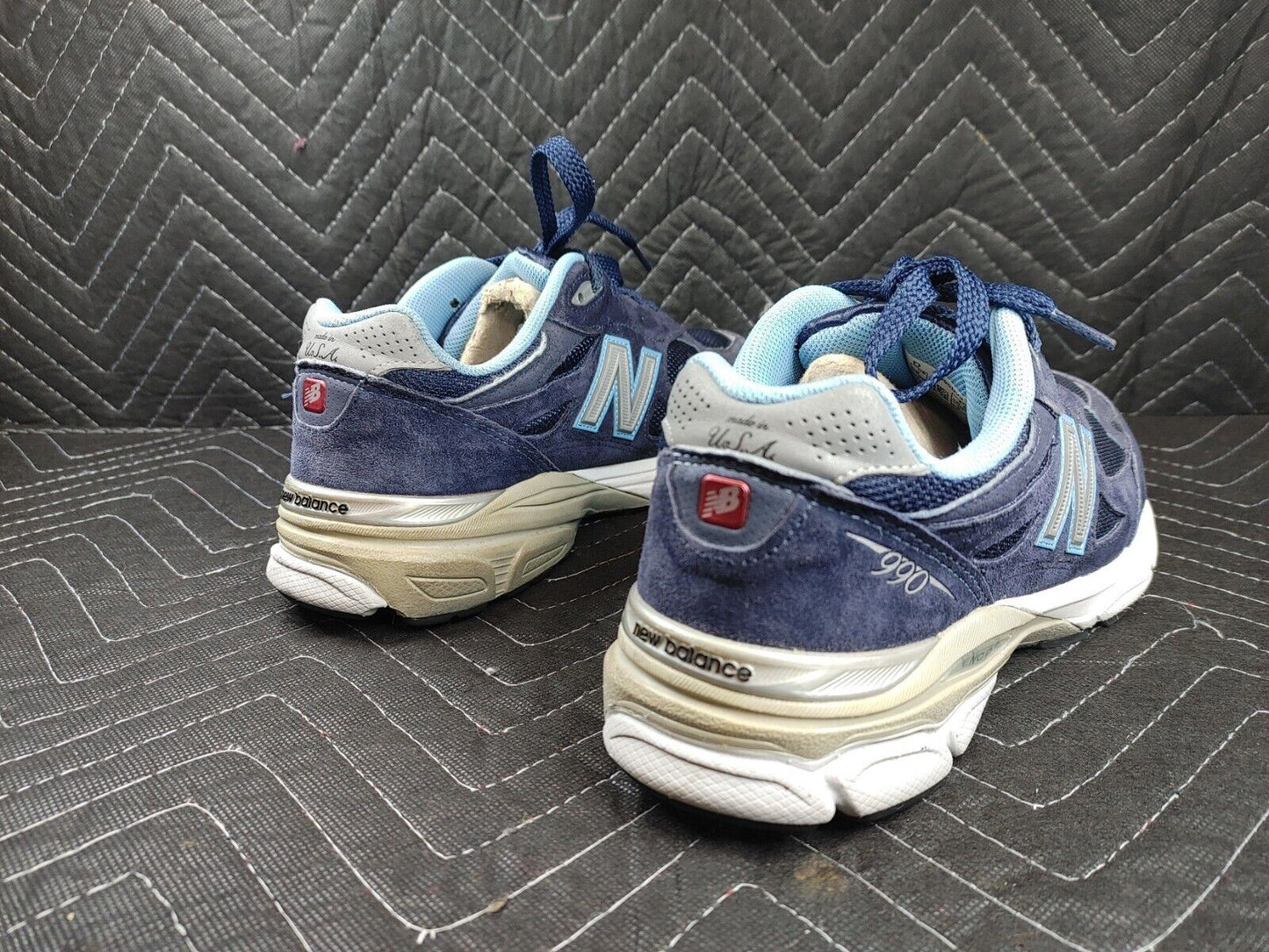 New Balance 990 v3 Heritage USA Running Shoes Women’s Size 9 D Blue Grey W990NV3