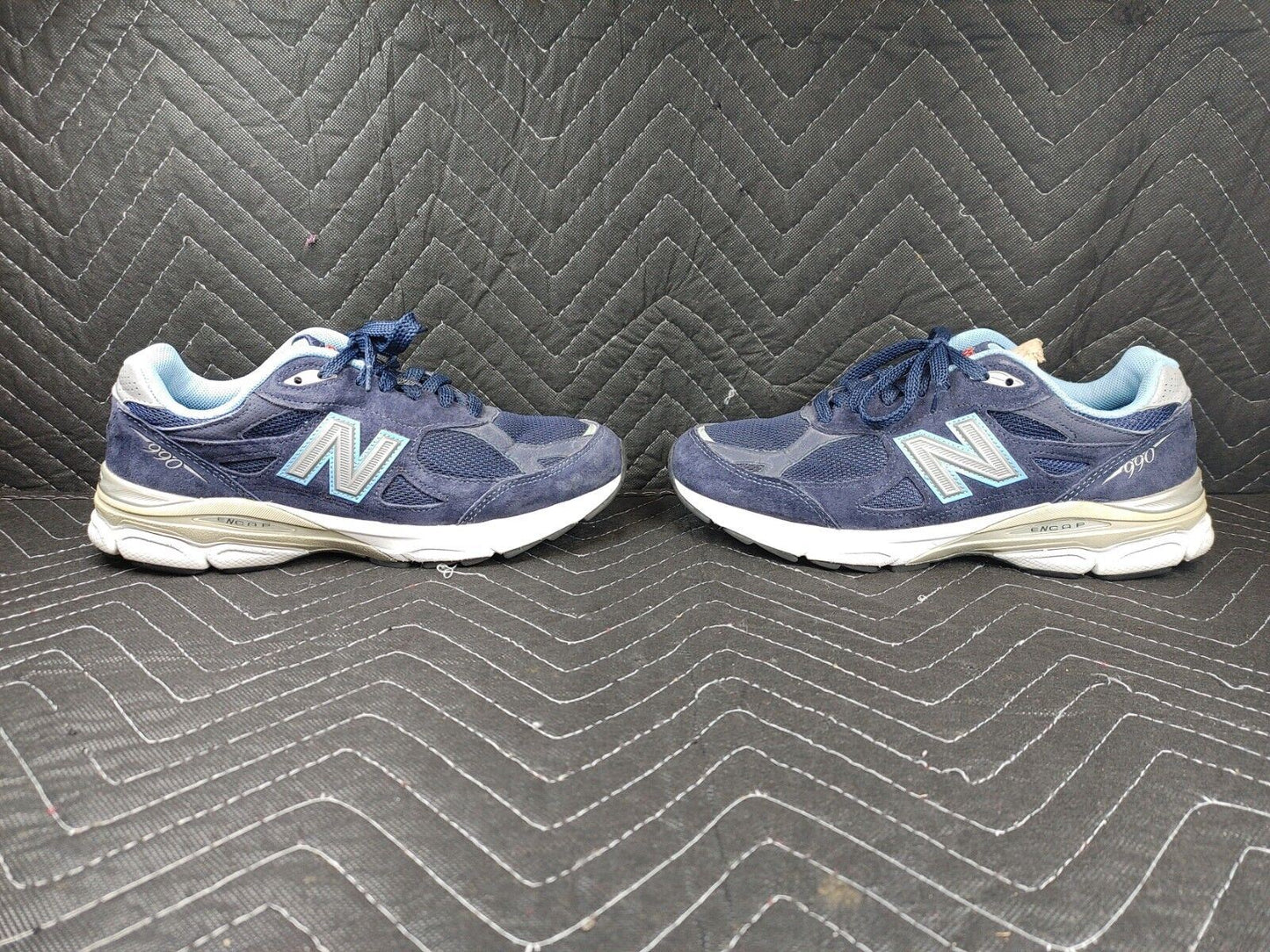 New Balance 990 v3 Heritage USA Running Shoes Women’s Size 9 D Blue Grey W990NV3