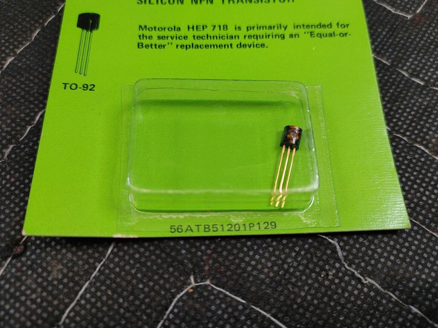 Motorola HEP 718 Silicon PNP Transistor