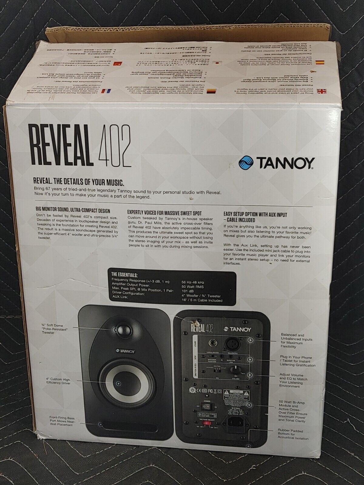 Tannoy Reveal 402 Studio Monitors (Pair)